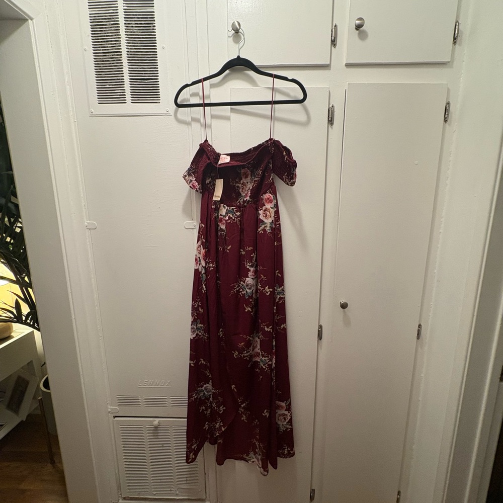 Floral Off-Shoulder Dress